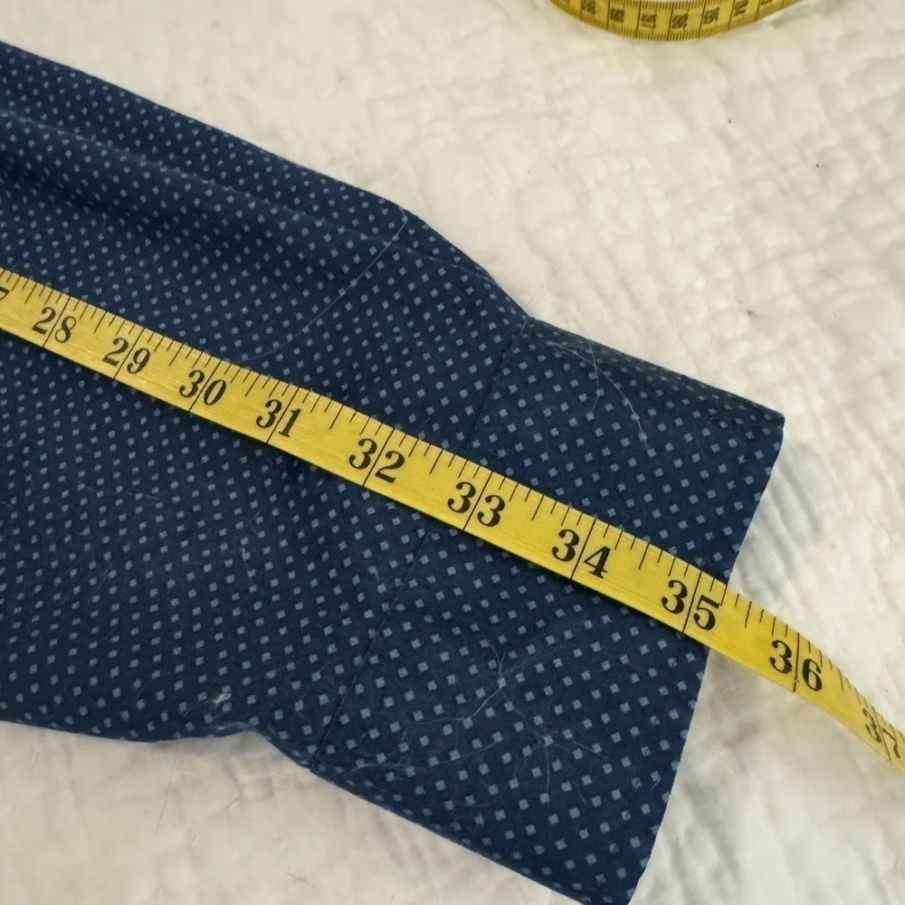 Duluth Trading Co Wrinkle Fighter Relaxed Fit Button Down Collared Blue Sz 3XL
